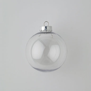 Plastic Clear Ball Ornaments