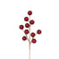 17" Weather Resistant Large Coated Ball Spray - Metallic Cranberry