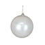 250 Mm Plastic Ball Ornament - White