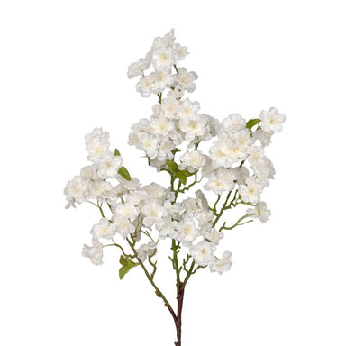 Polyester Cherry Blossom Spray - White