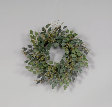 White Wash Eucalyptus Wreath