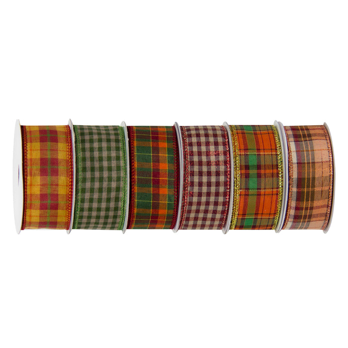 Ribbon Trends Fall Plaid Mix