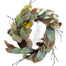 24" Magnolia Cone Leaf Wreath - Green/Brown