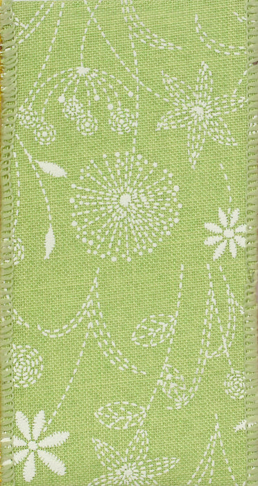 #40 Wildflower Ribbon - Green