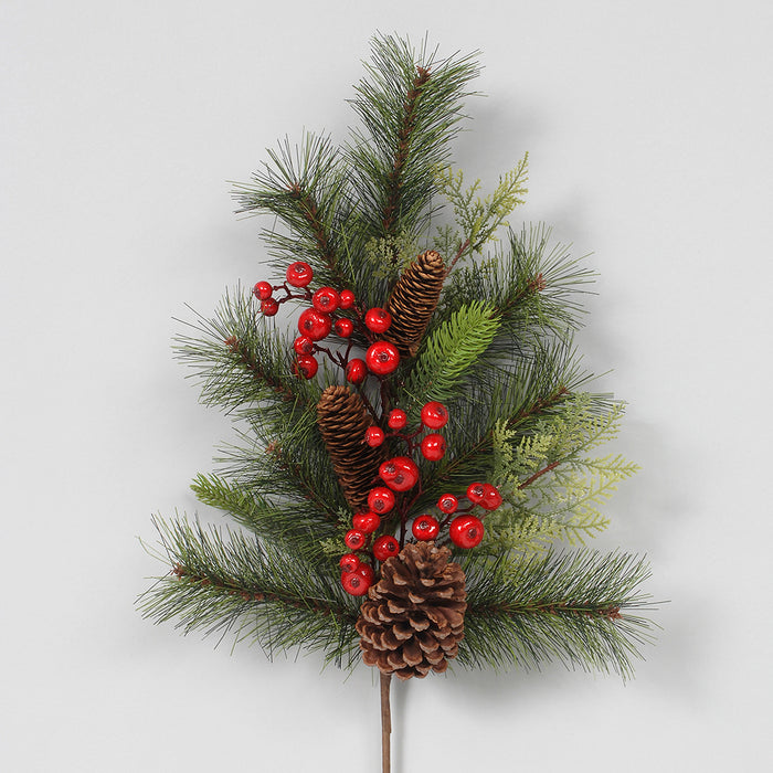 Pine Cone/Berry/Pine Spray