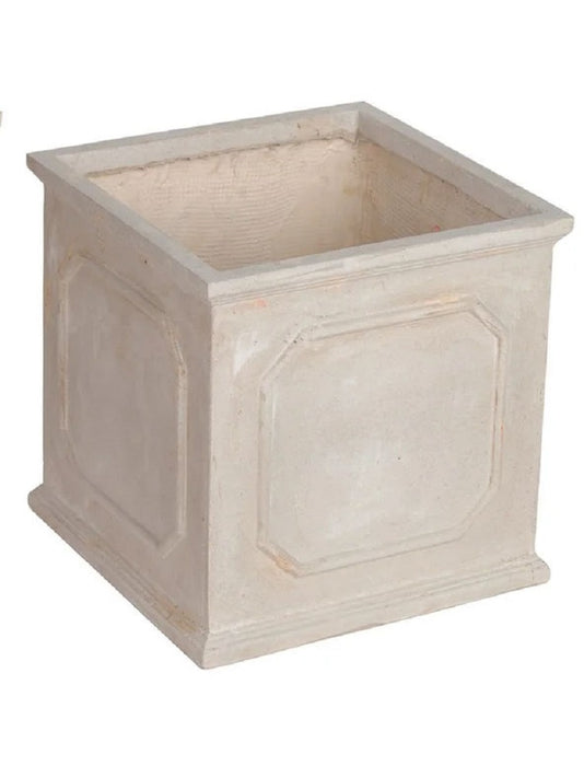 Small Square Pot - Taupe