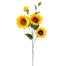 25.5 in Sunflower Spray - Yellow