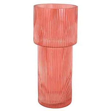 10 in Miranda Vase - Coral