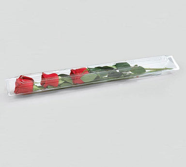 Clear Small Single Rose Box