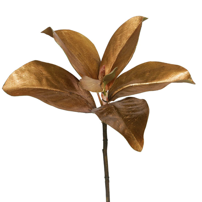 14" Magnolia Pick - Gold/Brown
