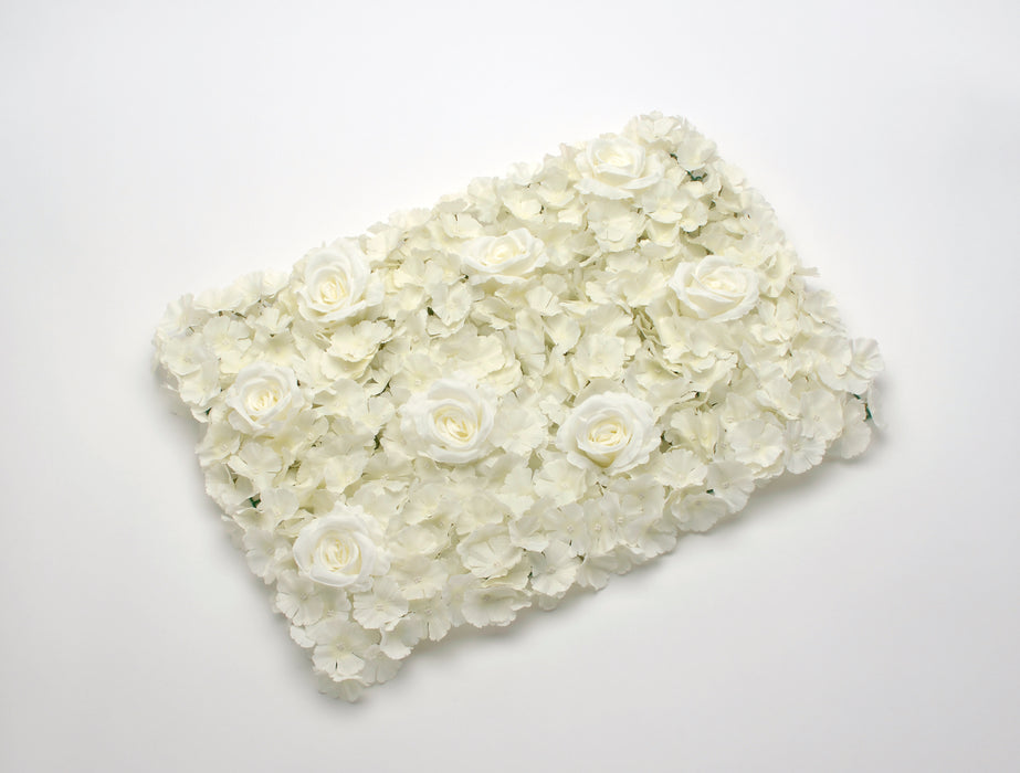 24 in x 16 in Poly Rose/Hydrangea Mat - Cream