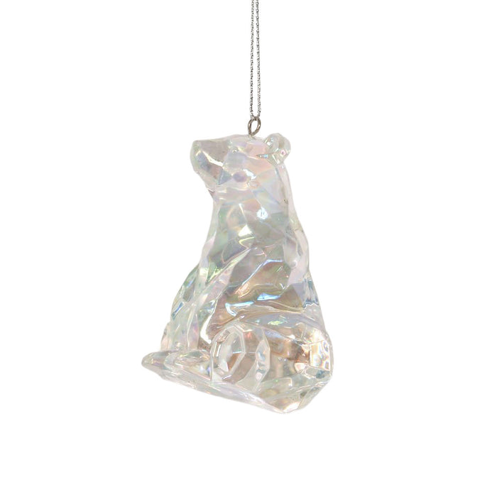 2.5" Acrylic Bear Ornament