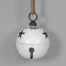 Metal Jingle Bell Ornament w/Thick Rope Hanger