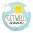 18" Get Well Soon Sun Balloon