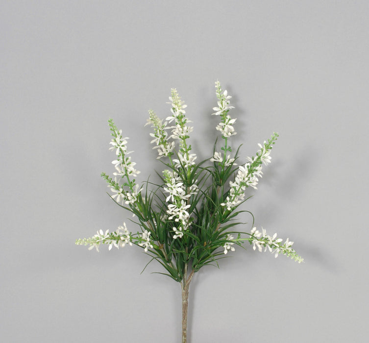 13" Sweet Veronica Bush - White