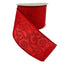 Glitter Swirl Ribbon - Red