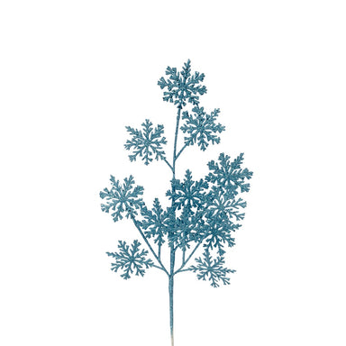 24 in Glitter Snowflake Spray - Blue