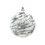 120 Mm Marble Glass Ball - White/Grey