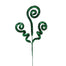 22 in Sequin Swirl Spray - Green