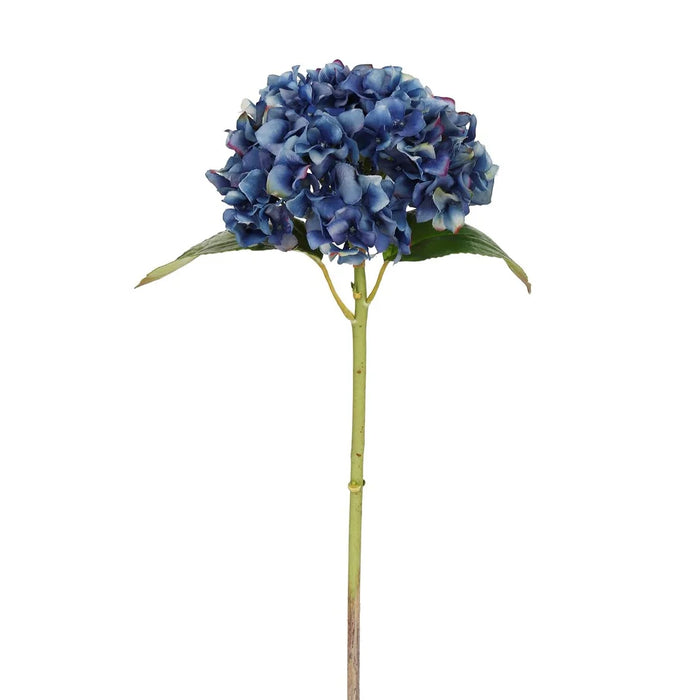 18" Hydrangea Short Stem - Baby Blue