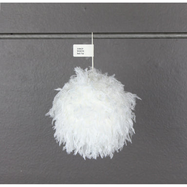 4.5 in Snowball Ornament - White