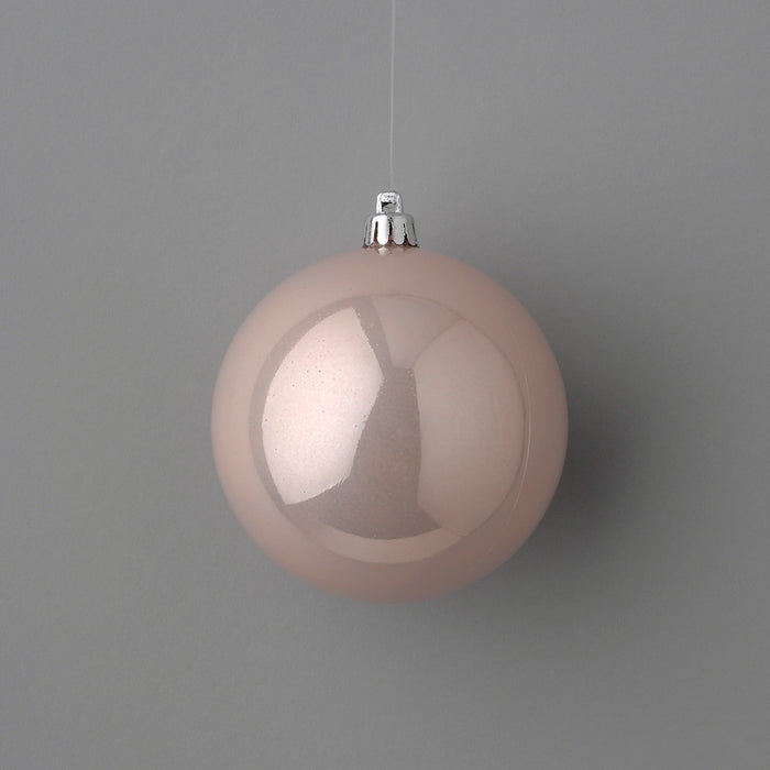 100Mm Pearlized Plastic Ball Ornament