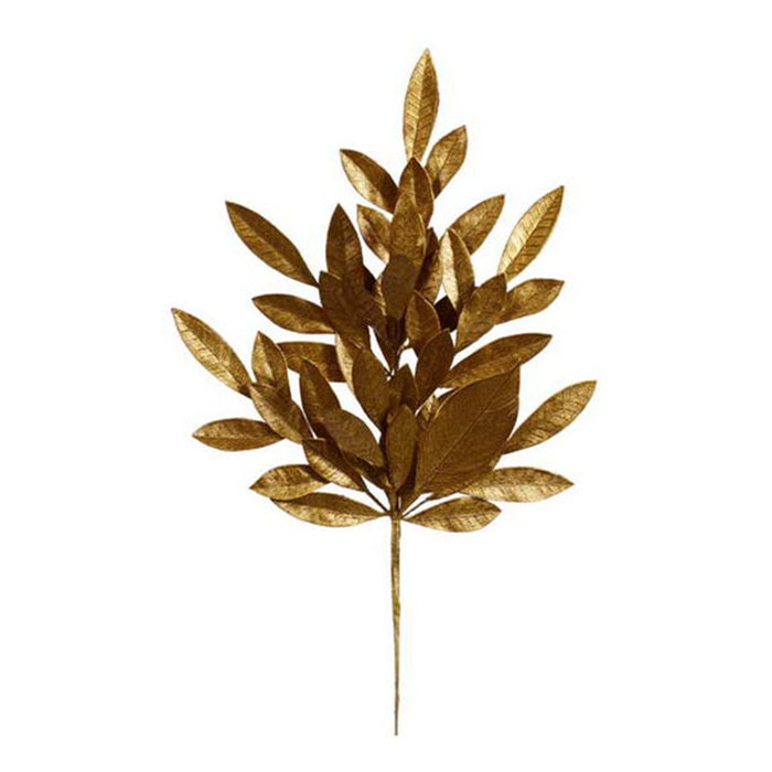 23.5 in Eucalyptus/Magnolia Leaf Spray - Antique Gold
