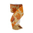 2 1/2" Linen Maple Leaves Ribbon