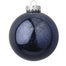 Transparent Designer Pet Ball Ornament w/Cap Hanger - Evening Blue