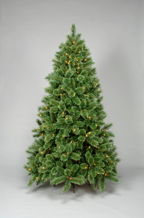 Vinyl Pre-Lit Cashmere Pine Tree