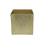 4" Aluminum Gold Cube