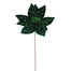 22 in Jewel Poinsettia Stem - Emerald
