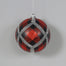 Plaid Plastic Ball Ornament