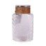 Lattice Glass Vase W/Rope 7" x 2.75" x 4.1" Clear