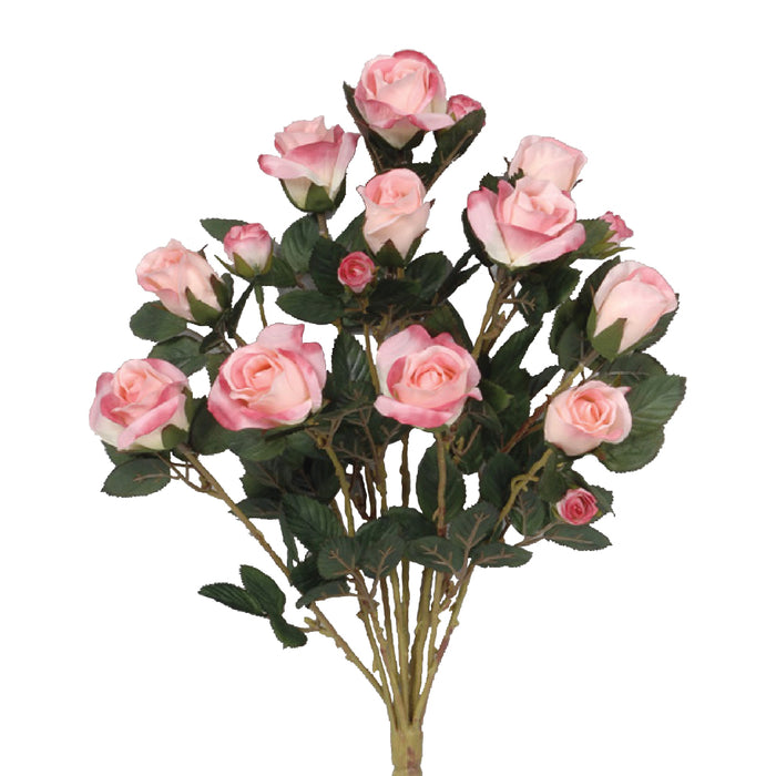 16" Rose Bud Bush w/11 Stems