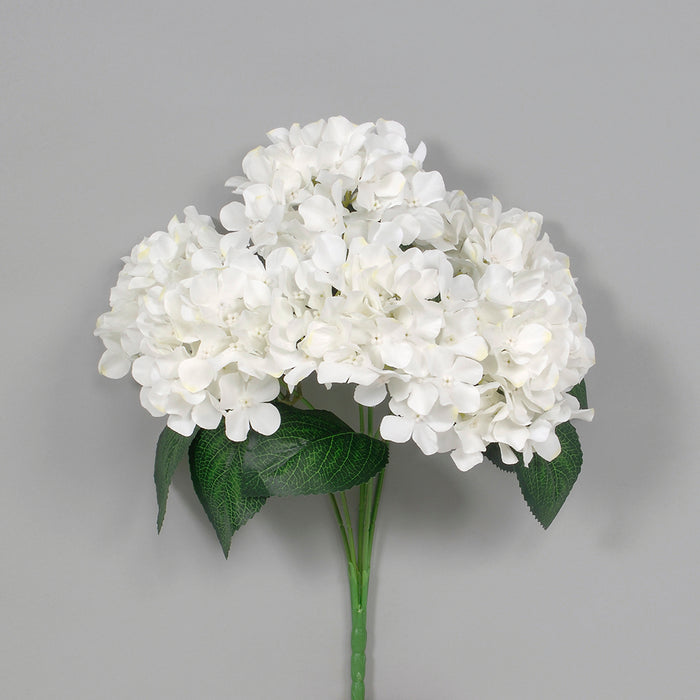 16 In Polyester Hydrangea Bush w/Leaves