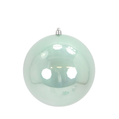 100 Mm Seamless Plastic Ball Ornament - Light Green