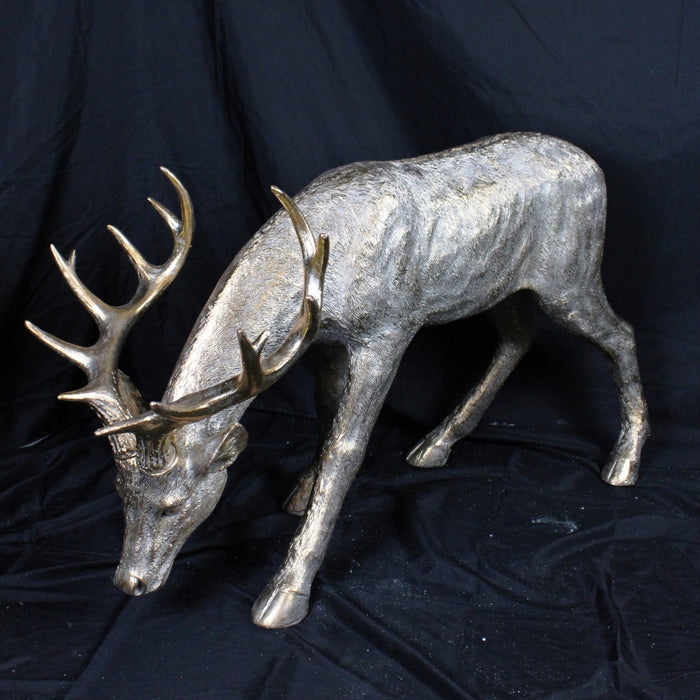 45 in Resin Deer - Gold