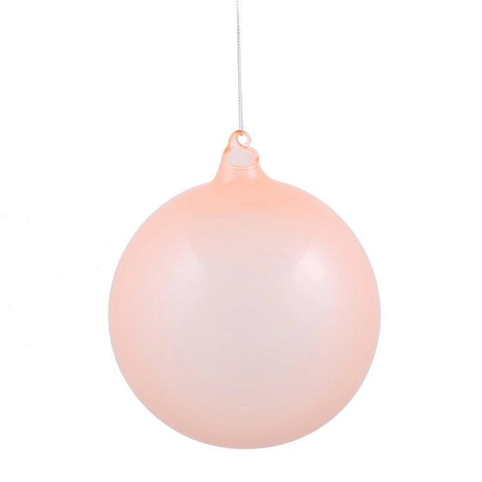 150 Mm Bubblegum Glass Ball - Light Coral