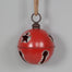 Metal Jingle Bell Ornament w/Thick Rope Hanger