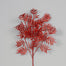 30" Glitter Fern Spray - Red