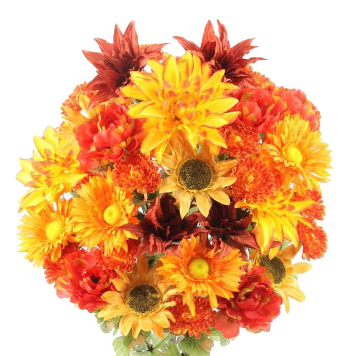 Dahlia/Sunflower Mixed Fall Bush