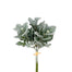 12 in Flocked Dusty Miller Bundle - Blue/Green