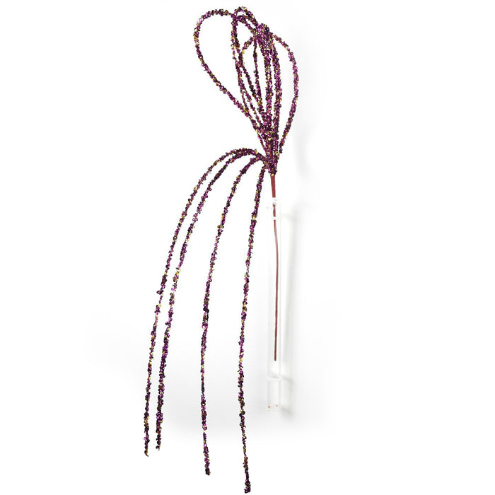 36" Sequin Loop Spray - Magenta/Gold