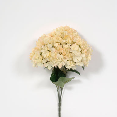 21" Polyester English Hydrangea Bush - Peach