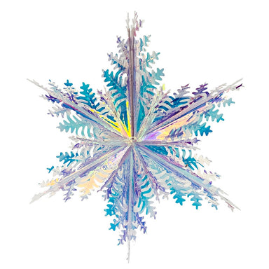 16 in Snowflake - Iridescent