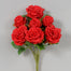 21 1/2 in Polyester Large Head Rose Bush