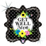 18" Floral Get Well Soon Balloon