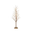 36 in Paperwrap Glittered Tree w/Warm White LED Lights - Champagne Glitter
