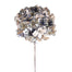 20" Hydrangea Jewel Glitter Stem - Platinum/Sapphire